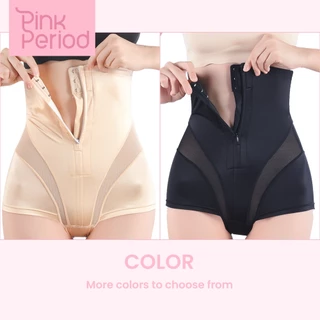 Pink Period🎀กางเกงกระชับสัดส่วน เอวสูง มีซิป กางเกงเก็บพุง ควบคุมก้น เก็บเอว สําหรับสตรีหลังคลอดบุตร