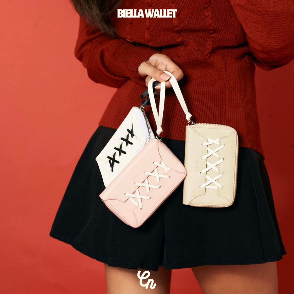 BIELLA ZIPPER WALLET กระเป๋าสตางค์ซิปรอบ หนังแท้