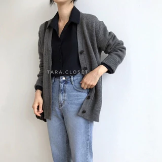 IT022 TARA Shirt Black เสื้อเชิ้ตสีดำคอปก แขนยาว สีคลาสสิค ใส่ได้ตลอด ผ้าไหมอิตาลี ผ้าใส่สบาย ไม่ร้อน