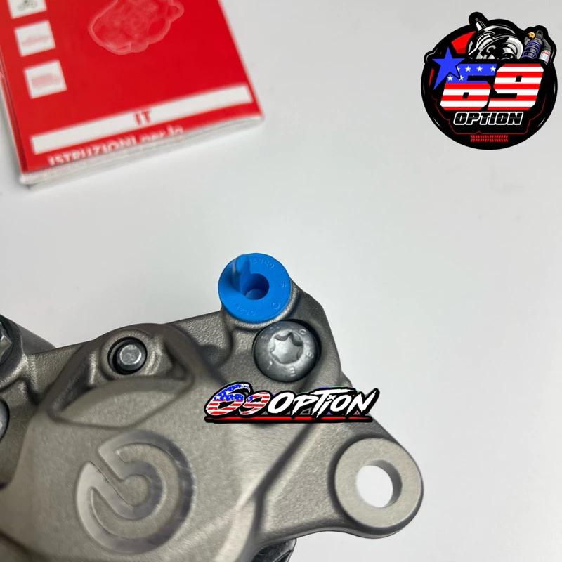 ปั้มเบรคBremboแท้ ปั้มปักข้างเทาเงิน ปักข้างสีเทาโลโก้ใหญ่ thumbnail 6