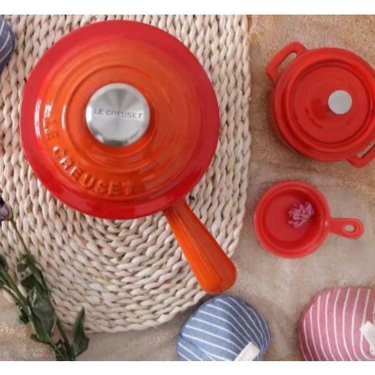 Le Creuset หม้อเหล็กหล่อ 16 cm รังนกทำซุปหม้อตุ๋นบ้านใช้