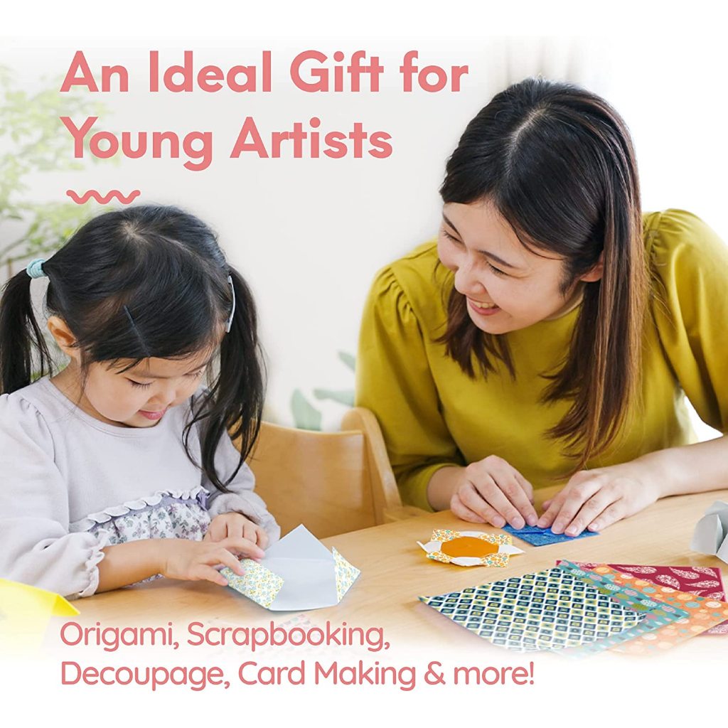 MozArt : MZAOP-200* กระดาษลายสี Supplies Origami Paper Set 120 Sheets