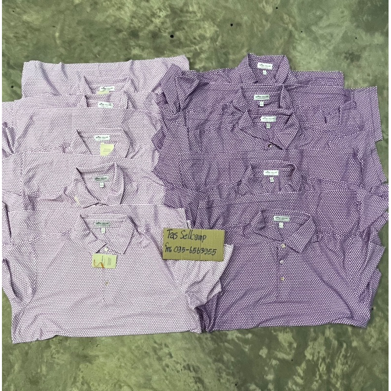 เสื้อโปโลเสื้อกีฬากอล์ฟ PETER MILLAR ผ้ายืดหยุ่นใส่สบายของแท้Outlet - รูปที่ 7