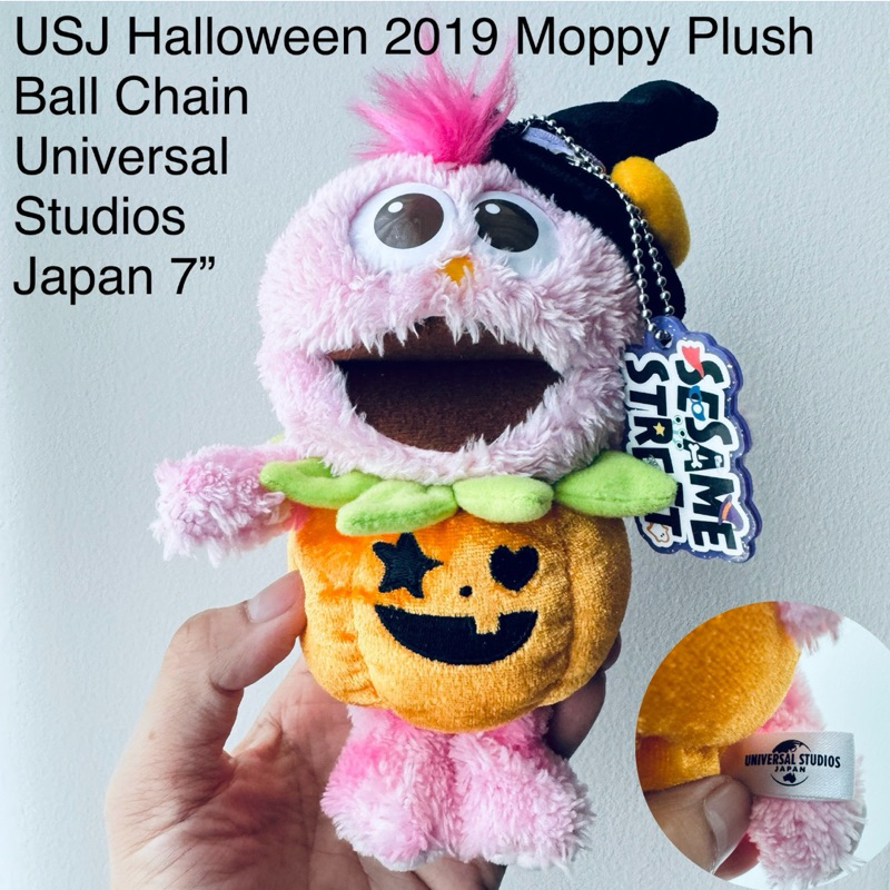 พวงกุญแจ ตุ๊กตา ม็อปปี้ ฮาโลวีน ขนาด7“ ตาเป็นรอย USJ Halloween 2019 Moppy Plush Ball Chain Universal