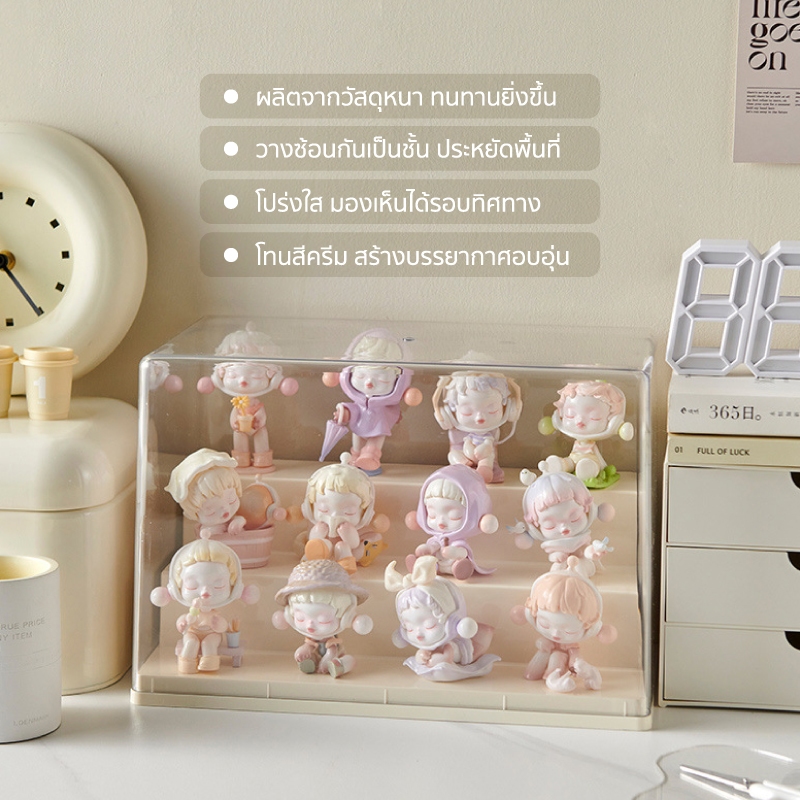 COCOGU กล่องโมเดล ชั้นวางโมเดล กันฝุ่น โปร่งใส 1-4 ชั้น size S, M, L - รูปที่ 3