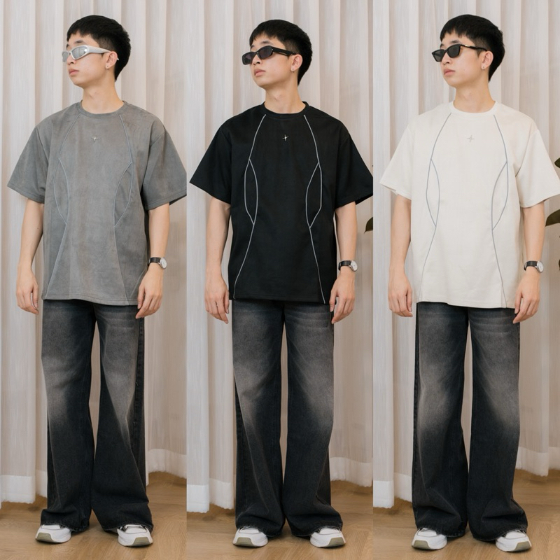 CAMA T-shirt เสื้อยืดแขนสั้นทรงโอเวอร์ไซส์