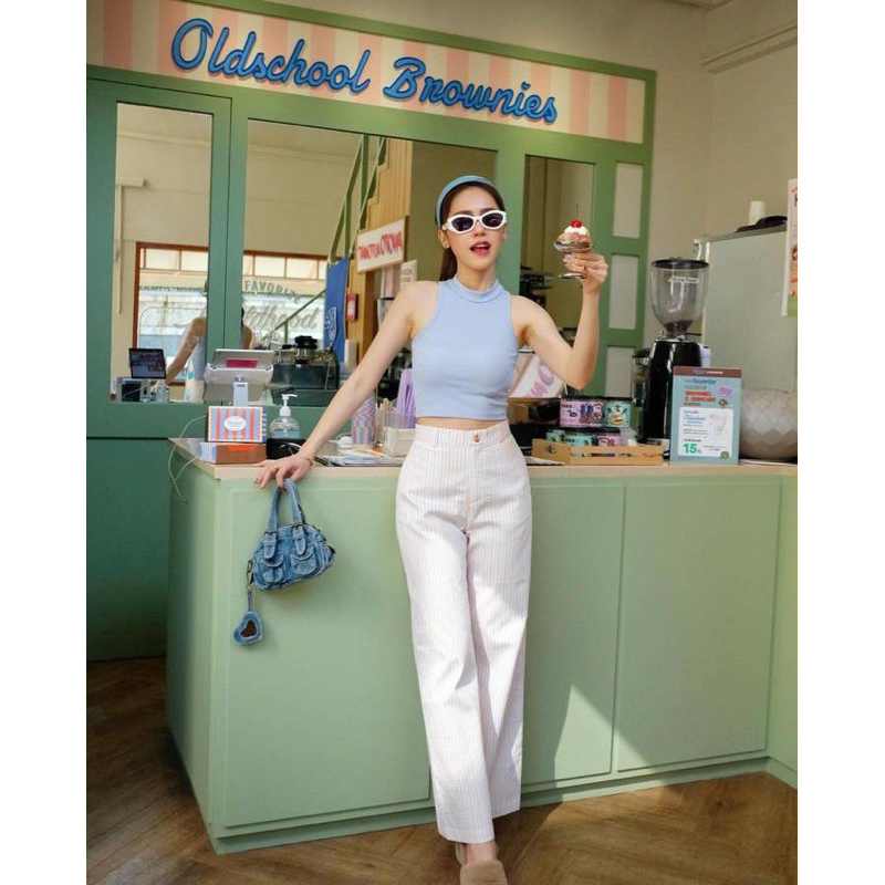 REMI PASTEL PEACH-BLUE PANTS