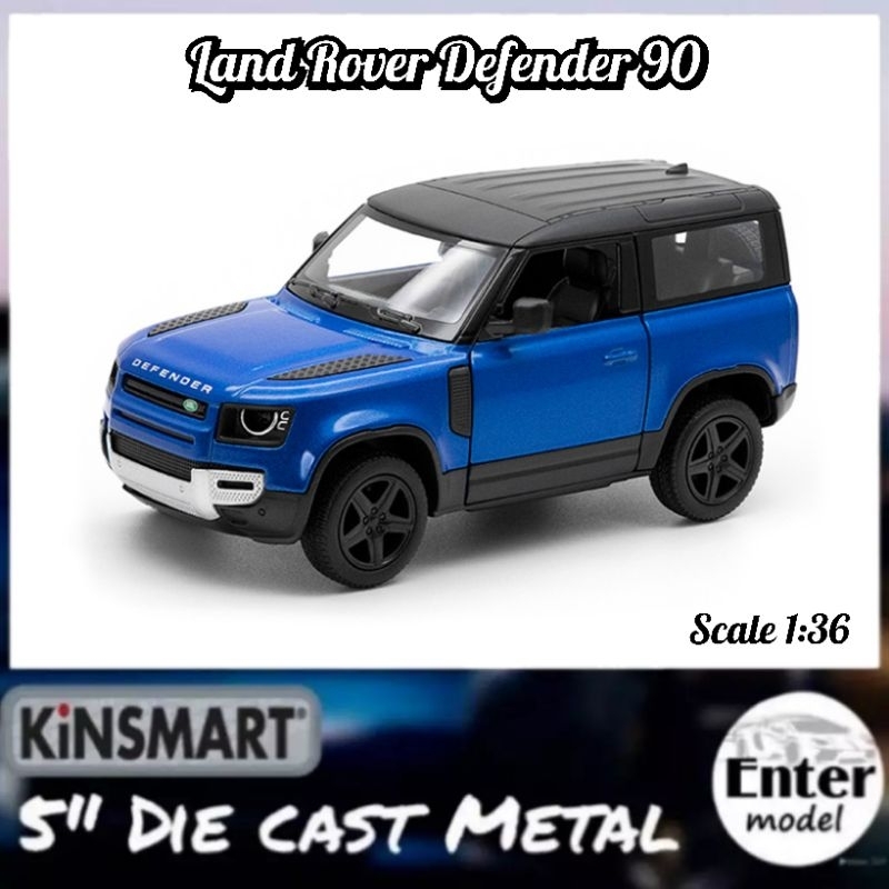 KINSMART โมเดลรถเหล็ก Land Rover Defender 90 ยาว12.5cm Scale1/36 ลิขสิทธิ์แท้