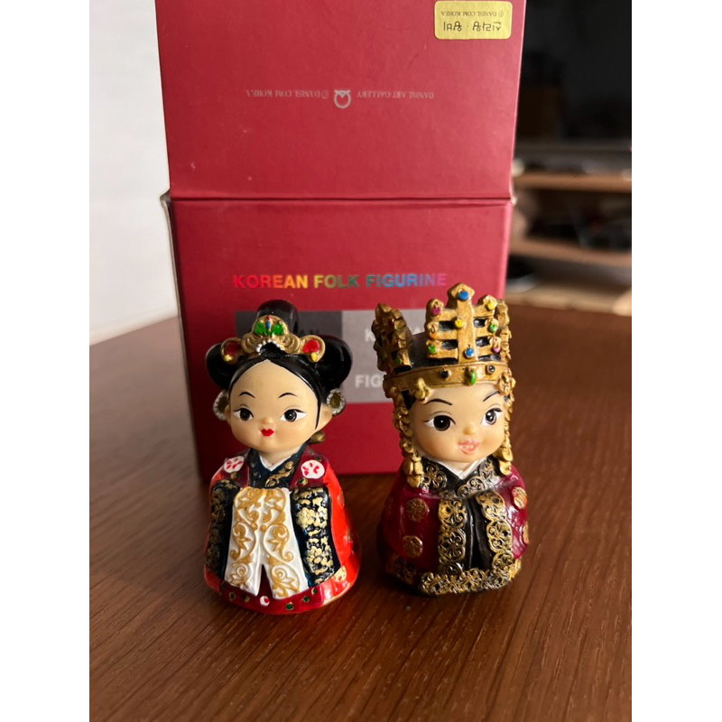 Shilla king Queen ตุ๊กตา korea traditional Lantern