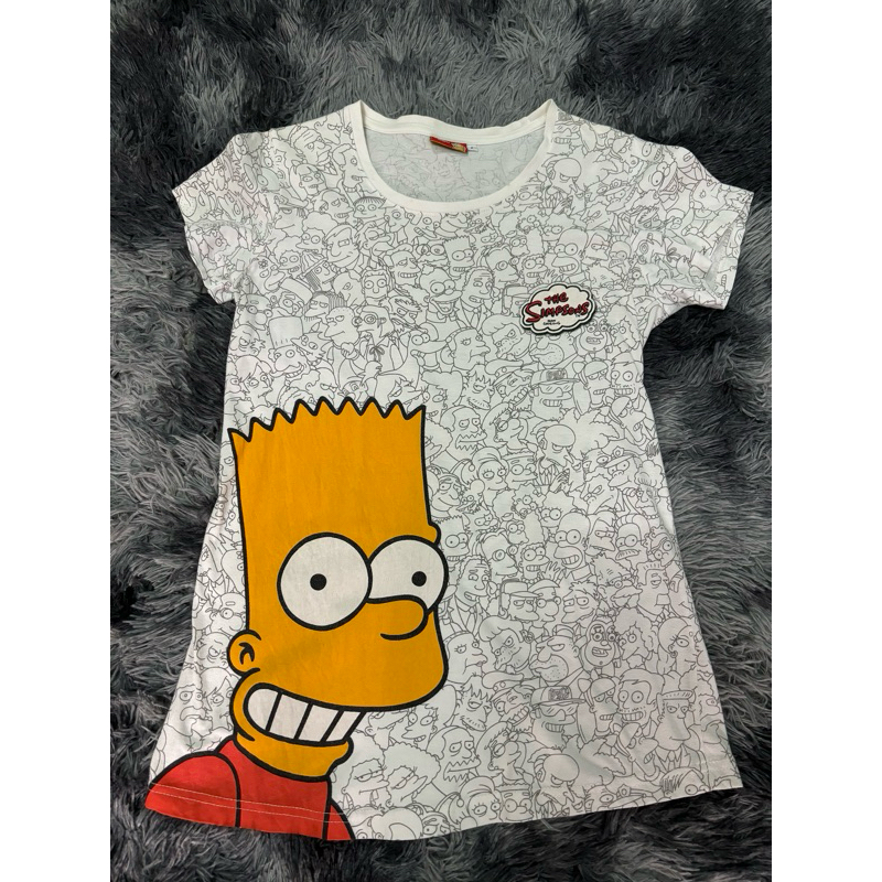 เสื้อยืด The Simsons ของแท้ มือสอง