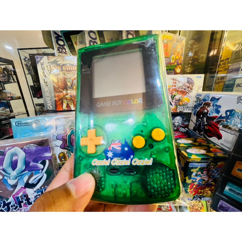 GameBoy Color Limited “Ozzie Ozzie Ozzie!” ตัวหายาก แจกเฉพาะในงานการกุศลที่ออสเตเรียเท่านั้น💚