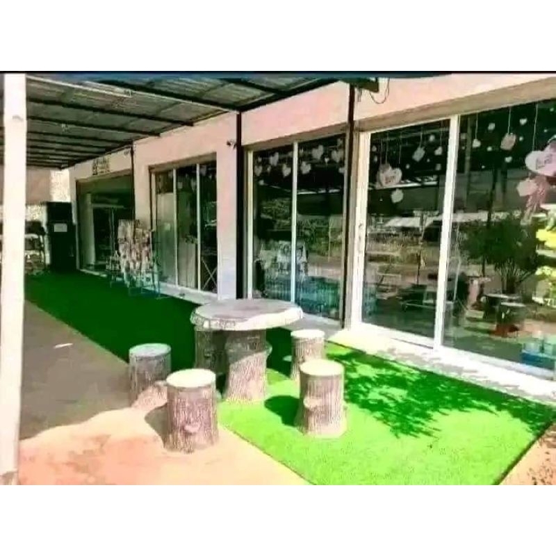 หญ้าเทียม กว้าง1เมตร ยาว5เมตร หญ้าเทียมราคาถูก หญ้าเทียมราคาโรงงาน หญ้าปลอม หญ้าเทียมตกแต่งร้าน หญ้าเทียมราคาส่ง - รูปที่ 2