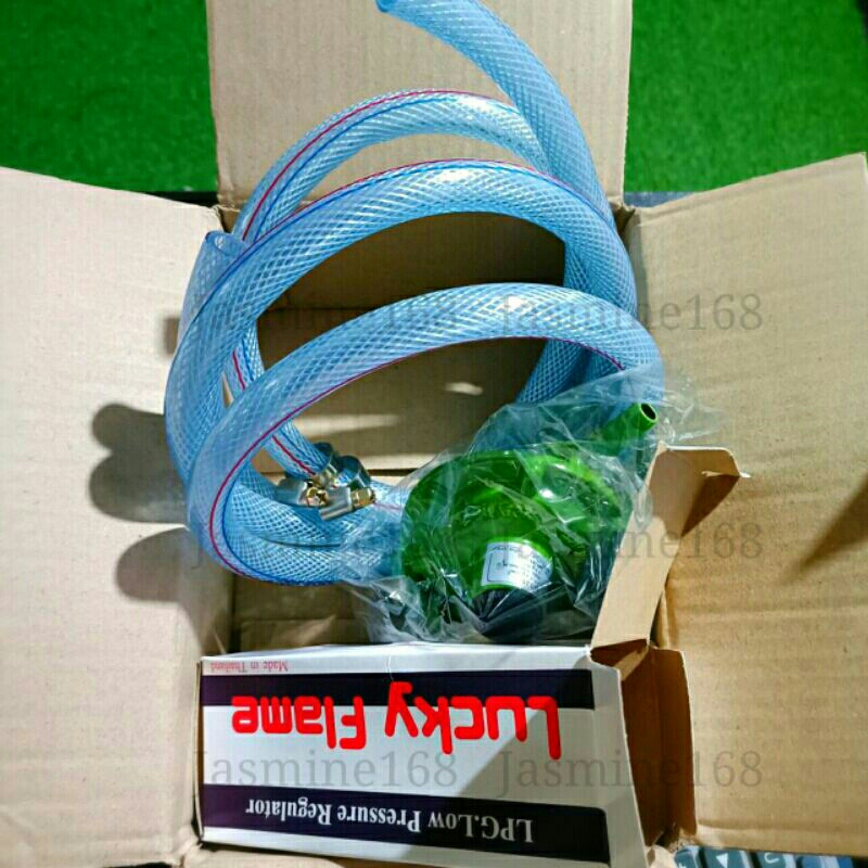 หัวปรับแรงดันต่ำ ลัคกี้เฟลม รุ่น L-326พร้อมสายเลือกตามขนาดที่ต้องการ