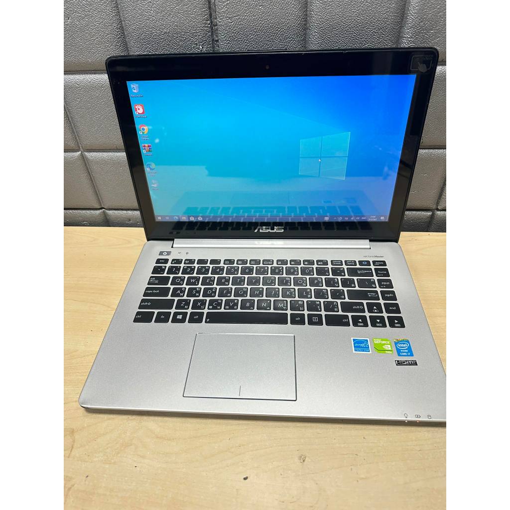 โน๊ตบุ๊คi7-4500U ASUS จอทัสได้ S451L /RAM8GB/SSD 240G/การ์ดจอแยก2G WIFI มือ2สภาพดี