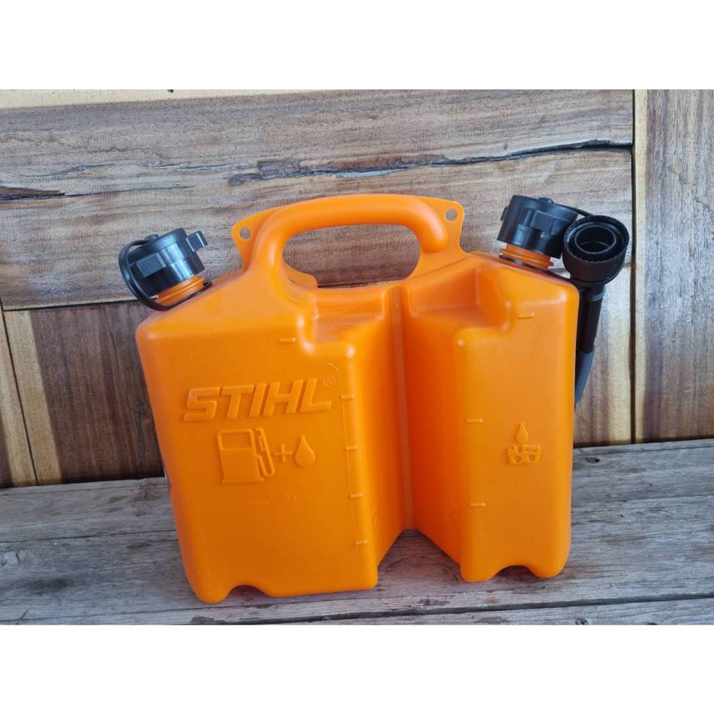 ถังผสมน้ำมัน 5 ลิตร และ ถังน้ำมันเลี้ยงโซ่ 3 ลิตร STIHL แท้