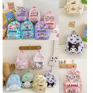 กระเป๋าเป้สะพายหลัง กระเป๋านักเรียน พิมพ์ลายการ์ตูน น้ําหนัก…