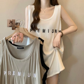สินค้าใหม่!! New มินิเดรสแขนกุด Oversize สำหรับผู้หญิง ผ้านิ่ม สวมใส่สบาย เหมาะกับอากาศร้อน