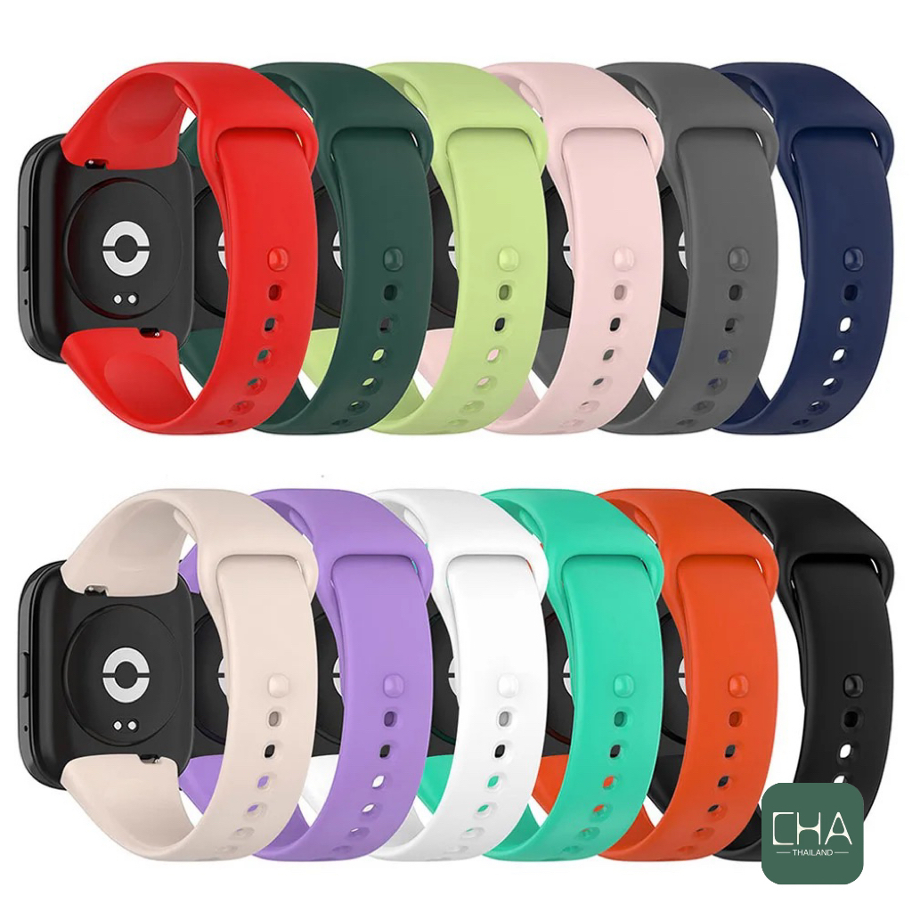 สายซิลิโคน สำหรับ Redmi Watch 3 Active / Lite สายรัดข้อมื กีฬาแบบถอดเปลี่ยนได้