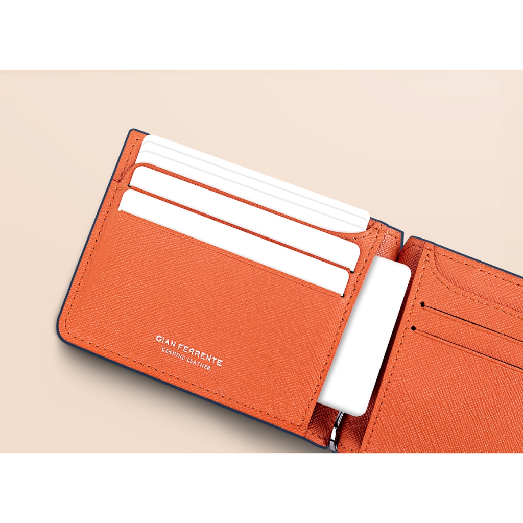 Saffiano Slim Clip Wallet GF Collection