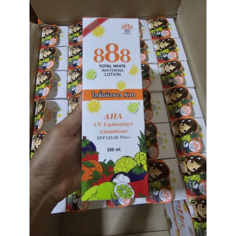 888 Total whitening lotion 250ml