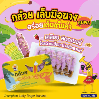 กล้วยเล็บมือนางชุมพร อบแห้ง เคลือบ ช็อคโกแลต เม็ดมะม่วงหิมพานต์ กล้วยสติ๊ก กล้วยตาก กล้วยอบ สตอเบอรี่ โกโก้ โอริโอ้