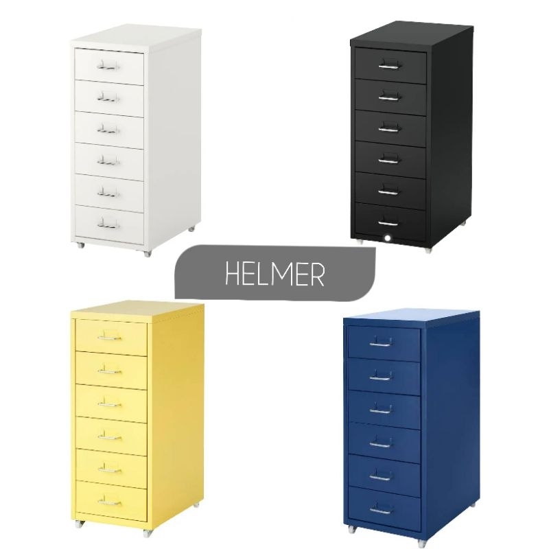 IKEA แท้ค่ะ HELMER เฮล์มเมอร์ ตู้ลิ้นชักมีล้อเลื่อน ขนาด 28x69 ซม.