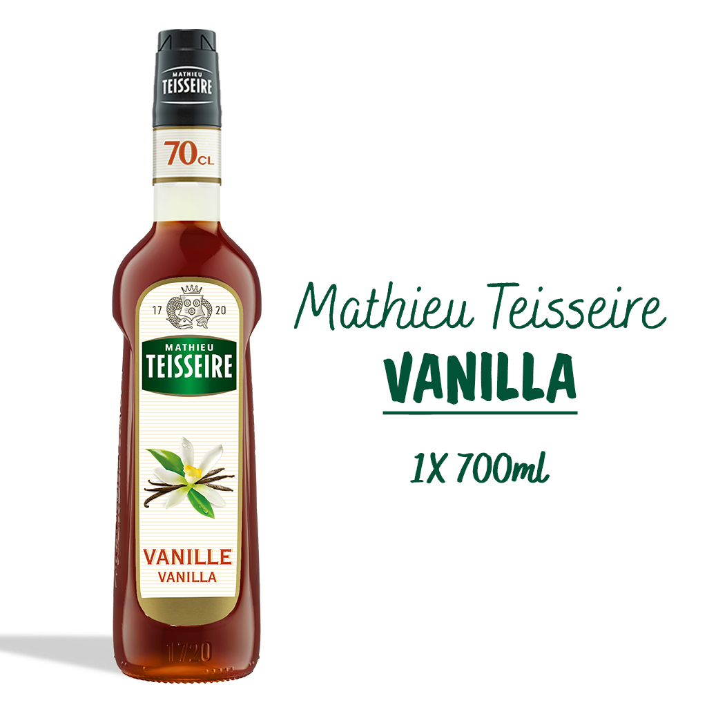 Mathieu Teisseire น้ำเชื่อมกลิ่นวนิลา 700มล. | Mathieu Teisseire Vanilla Syrup