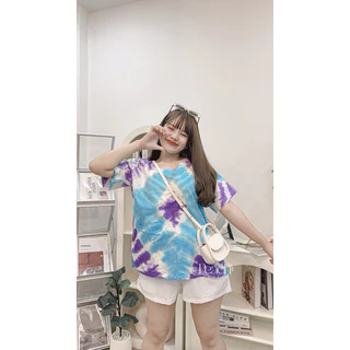 เสื้อแขนสั้นเดี่ยว รุ่น ย้อมเย็น 3ตัว100