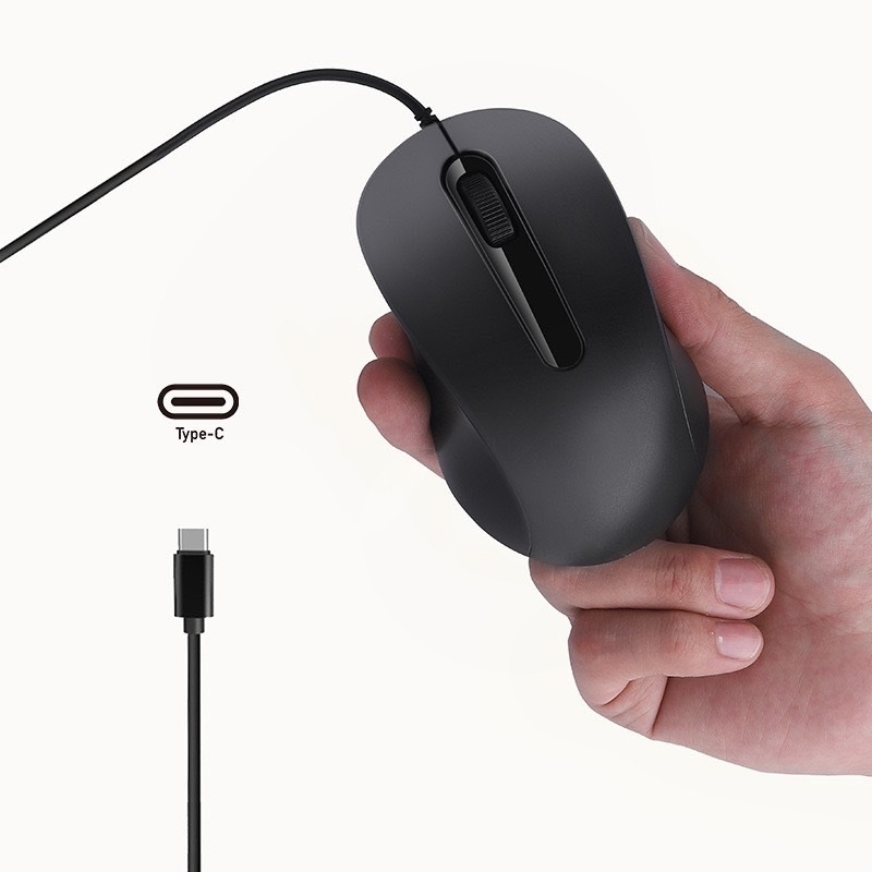 พร้อมส่ง Gaming Mouse  Type-C USB  1000DPI สําหรับอุปกรณ์ Type C อื่นๆ