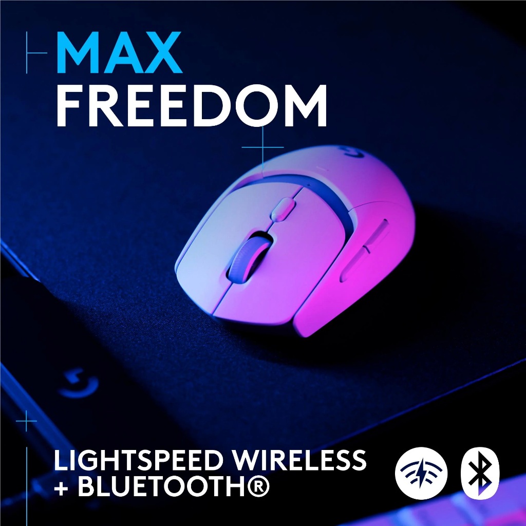 ⚡️เมาส์เกมมิ่งไร้สาย⚡️Logitech G309 LIGHTSPEED Wireless Gaming Mouse น้ำหนักเบา สวิตช์ไฮบริด LIGHTFORCE เซ็นเซอร์HERO 25