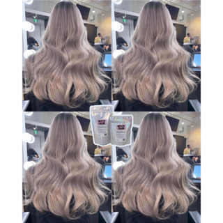 🩷ทรีทเม้นท์เคราตินสีผม Light Amethyst (เทาอมม่วงสว่างมาก)💟💟💟…