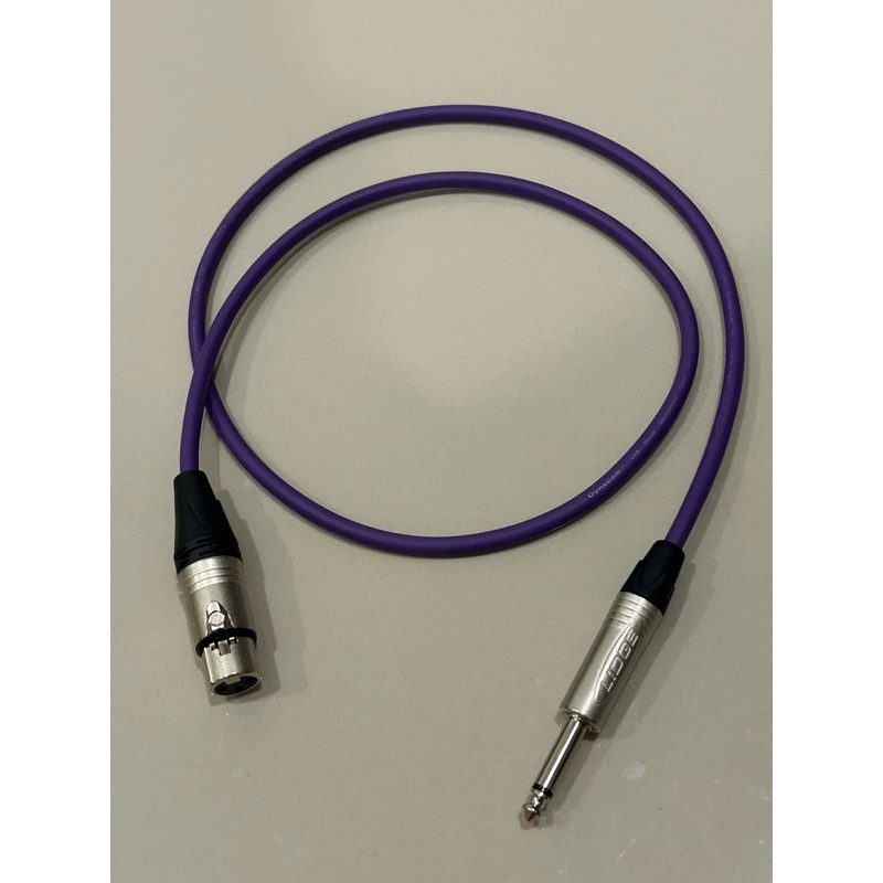 สายไมค์XLRfm-TSทำจากสายชีลสเตอริโอยี่ห้อDynacomกัวยี่ห้อLidge