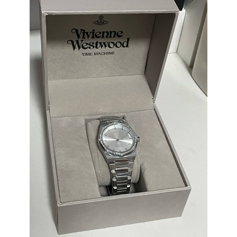นาฬิกา Vivienne Westwood Charterhouse silver cubic
