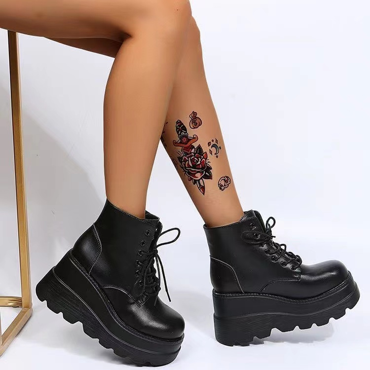 【🔥Ready Stock🔥】รองเท้าบูทส้นตึก ( บูทส้นตึก) ส้นสูง9ซม รองเท้าแฟชั่นสตรี size 35-43 สไตล์ยอดนิยม