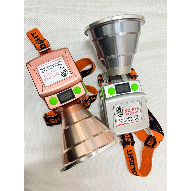 ไฟฉาย รุ่น F16 จอ 12 ซม เบา กันน้ำ 70วัตต์