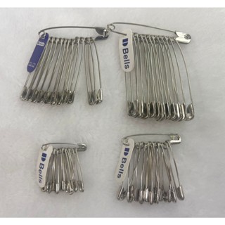 เข็มกลัด  เข็มกลัดติดเสื้อ เข็มกลัดพวง พวงละ 12 ตัว