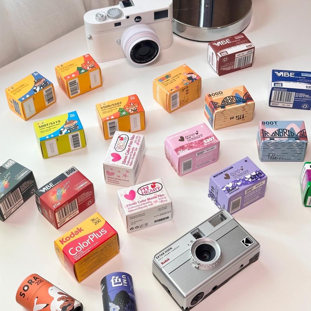 ฟิล์มสี/ฟิล์มหนัง 135/35mm ISO100-800 (รวมแบรนด์)