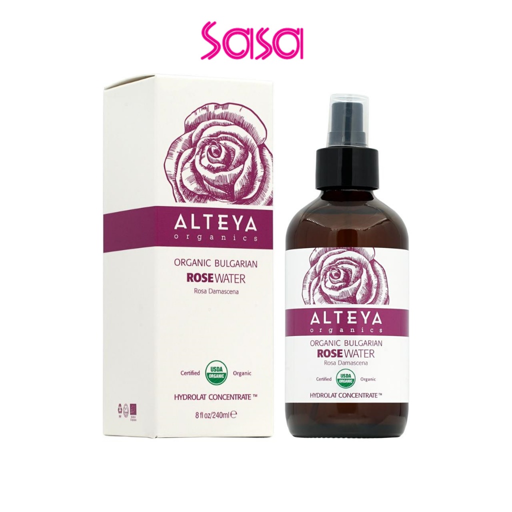 Alteya Organic Bulgarian Rose Water (240ml)