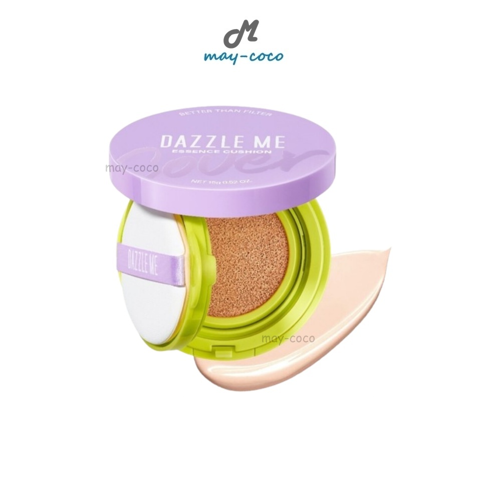 ถูก/แท้/มีไลฟ์ คุชชั่น คูชั่น Dazzle Me Maxnificent Essence Cushion หน้าเนียน ผิวแมท บางเบา ปกปิด คุ