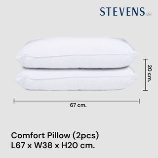 STEVENS หมอนหนุน Comfort แพ็คคู่ 19x29 นิ้ว
