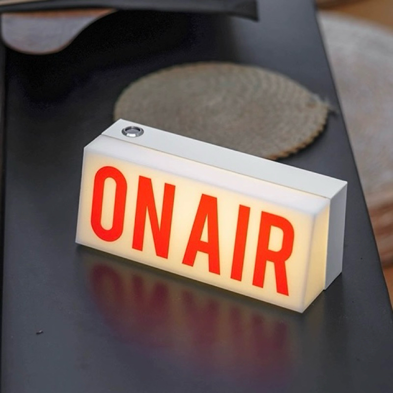 [ลด12%โค้ด"5AXP75"] [พร้อมส่ง] ONAIR/EXIT LAMP โคมไฟตั้งโต๊ะ โคมไฟมินิมอล