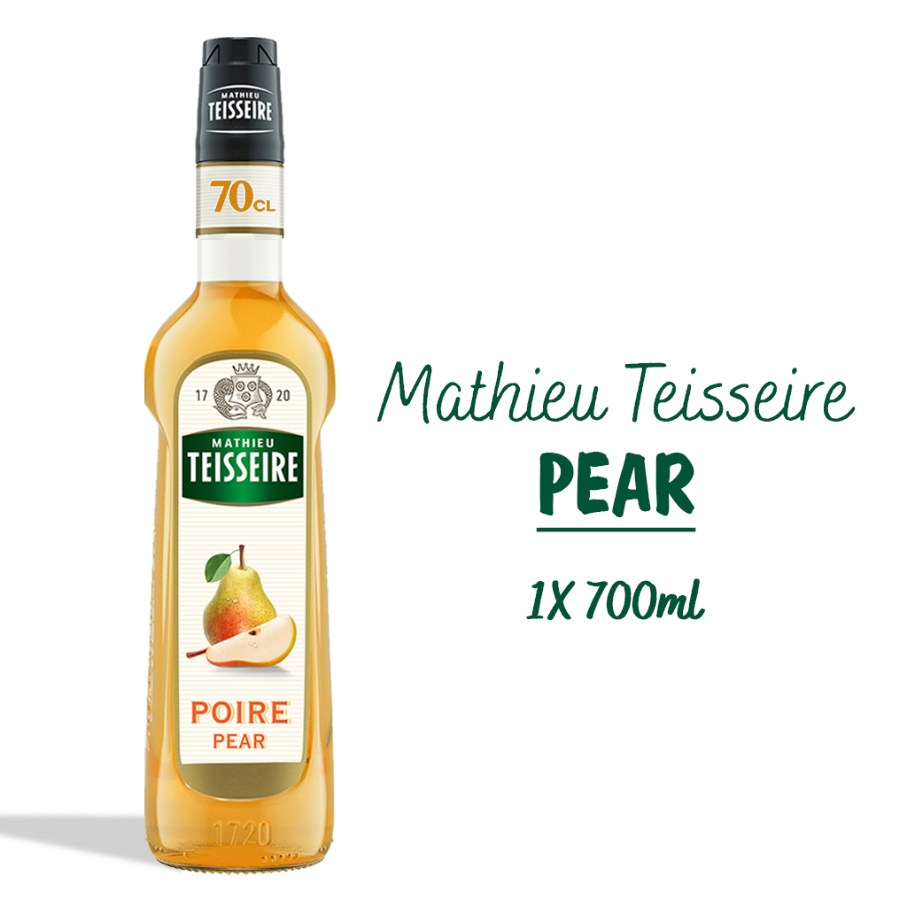 Mathieu Teisseire น้ำเชื่อมกลิ่นกลิ่นสาลี่ 700มล. | Mathieu Teisseire Pear Syrup