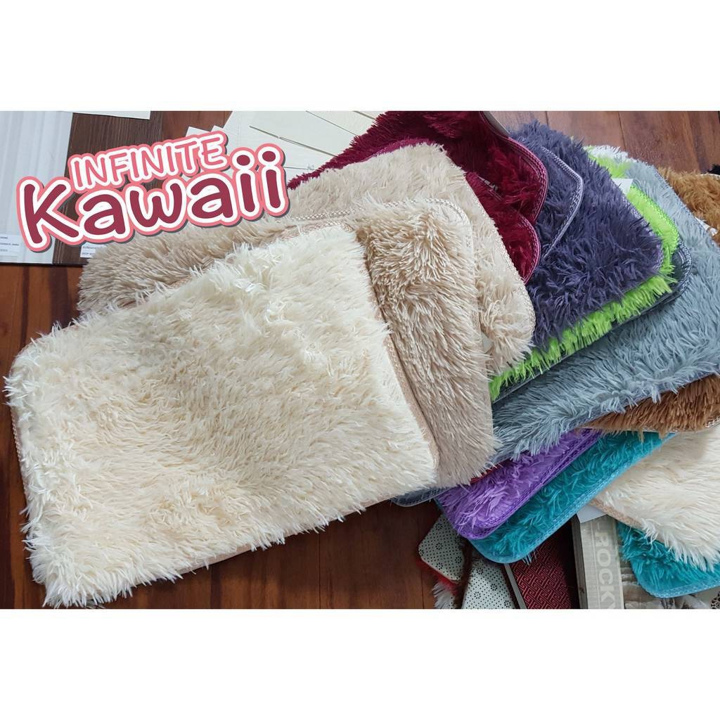พรมขนนุ่ม พรมถ่ายรูป พรมเช็ดเท้า รุ่น Kawaii (รวมไซส์เล็ก /กลาง) สินค้าพร้อมส่ง