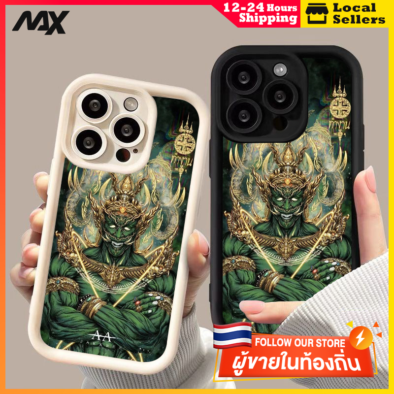 MAX เคสเกาหลี ส่งจากไทย การ์ตูนน่ารัก เคสไอโฟน พระพุทธรูป for 11 12 13 14 15plus 15 pro max XR 12 13pro 6P 8P 14plus