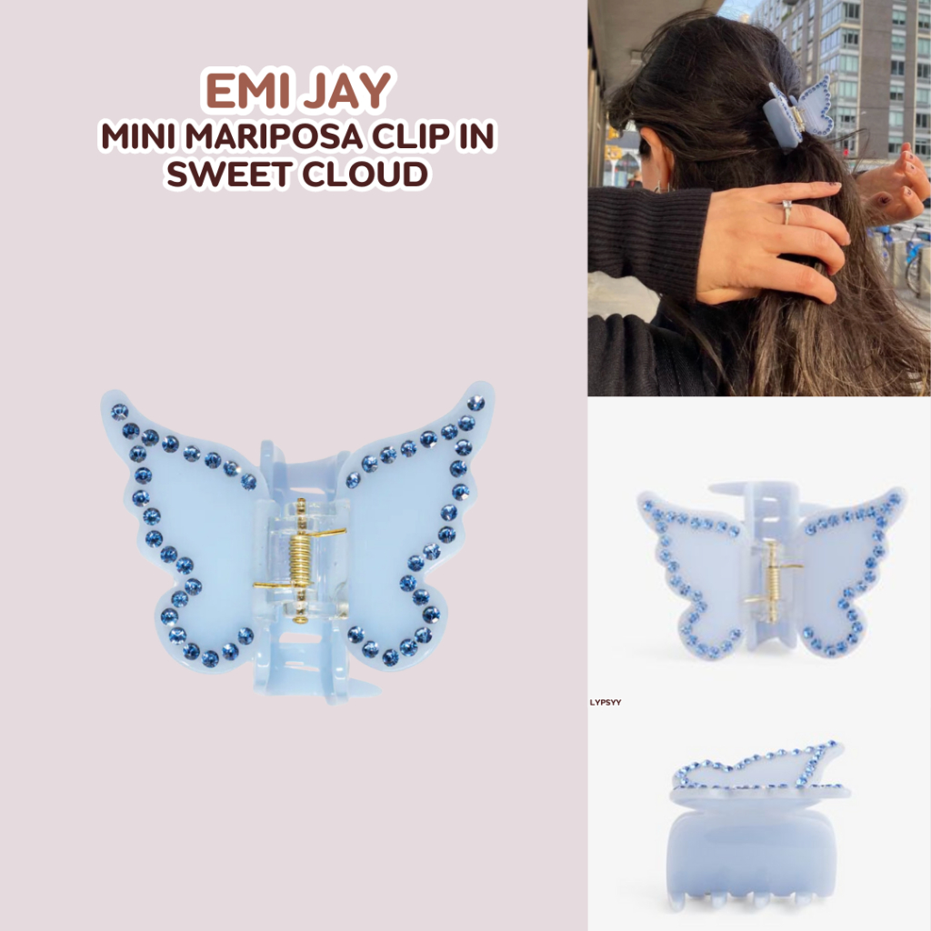 กิ๊บ Emi Jay MINI MARIPOSA CLIP IN SWEET CLOUD