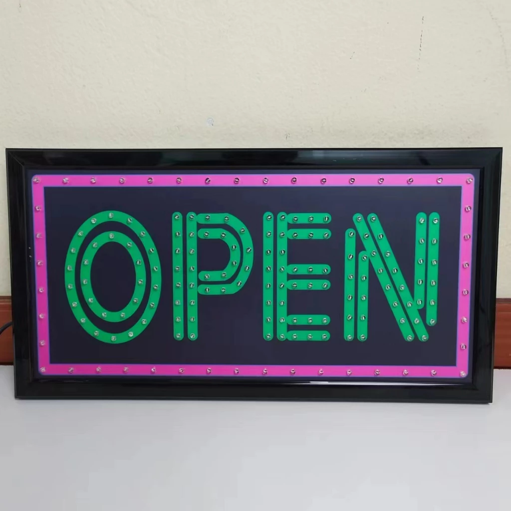ป้ายไฟ ป้ายไฟOPEN ป้ายไฟตัวอักษร ป้ายไฟเปิดร้าน ป้ายไฟสำเร็จรู ปป้ายไฟLED- OPEN