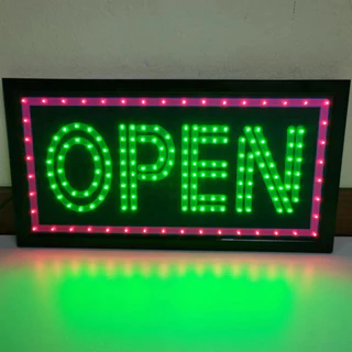 ป้ายไฟ ป้ายไฟOPEN ป้ายไฟตัวอักษร ป้ายไฟเปิดร้าน ป้ายไฟสำเร็จรู ปป้ายไฟLED- OPEN