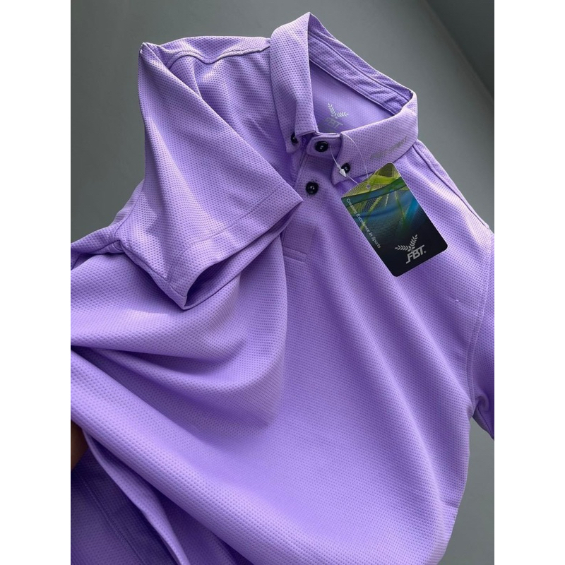 ของแท้FBT Basic PoloB2C414 เสื้อโปโลเปล่า โปโลสีพื้นใส่สบาย ใส่ทำงาน เสื้อโปโลแขน สั้น