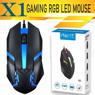 เมาส์ Gm-x1ออปติคอลแบบมีสายเมาส์สำหรับเล่นเกมส์ไร้เสียงสำหรั…
