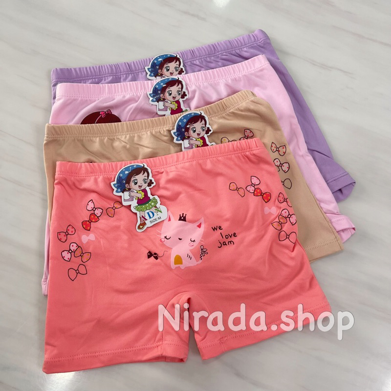 [ พร้อมส่งจากกทม ] แพ้ค3ตัว กางเกงในผ้ายืดขาสั้นสำหรับเด็ก M-2xl ระบายอากาศได้ดี ไม่อับชื้น